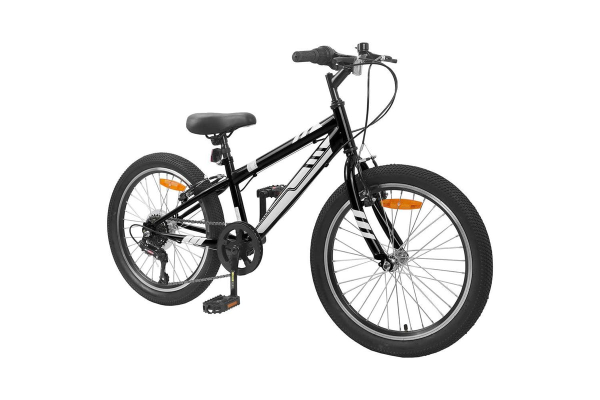 Vidaxl Mountain Bike 20'' 6-speed For 5-8 Years Old Black-2