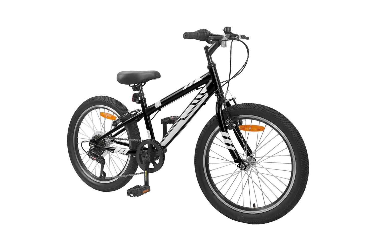 Vidaxl Mountain Bike 24'' 6-speed For 8-12 Years Old Black-2