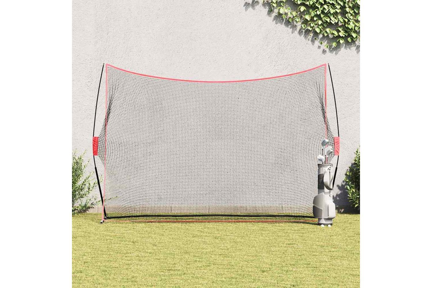 Vidaxl Golf Training Aid Black 314 X 92 X 214 Cm Polyester-3