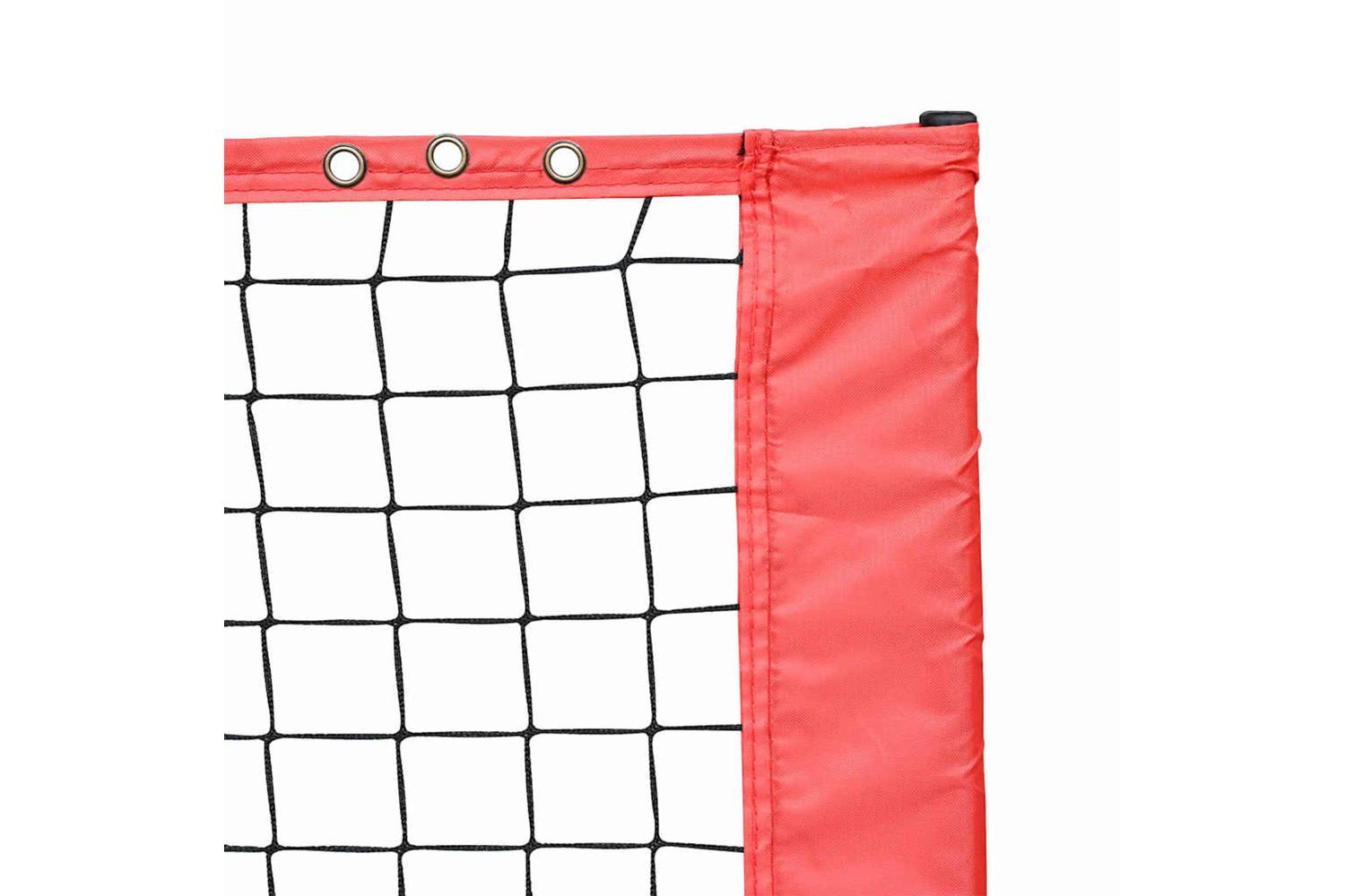Vidaxl Tennis Net Folding Black And Red 301 X 90.5 X 87 Cm Polyester-7
