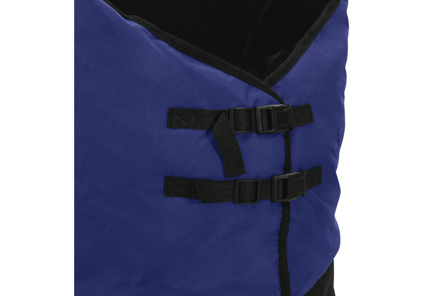 Vidaxl Horse Blanket Full Navy Blue 75 Cm Polyester-8