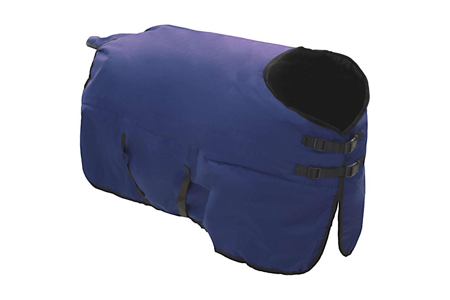 Vidaxl Horse Blanket Full Navy Blue 105 Cm Polyester-3