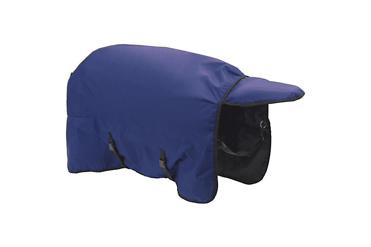 Vidaxl Horse Blanket Full Navy Blue 145 Cm Polyester-5