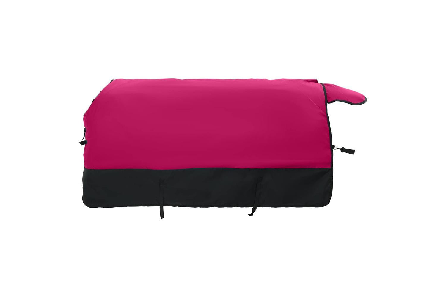Vidaxl Horse Blanket Pink And Black 75 Cm Polyester-4