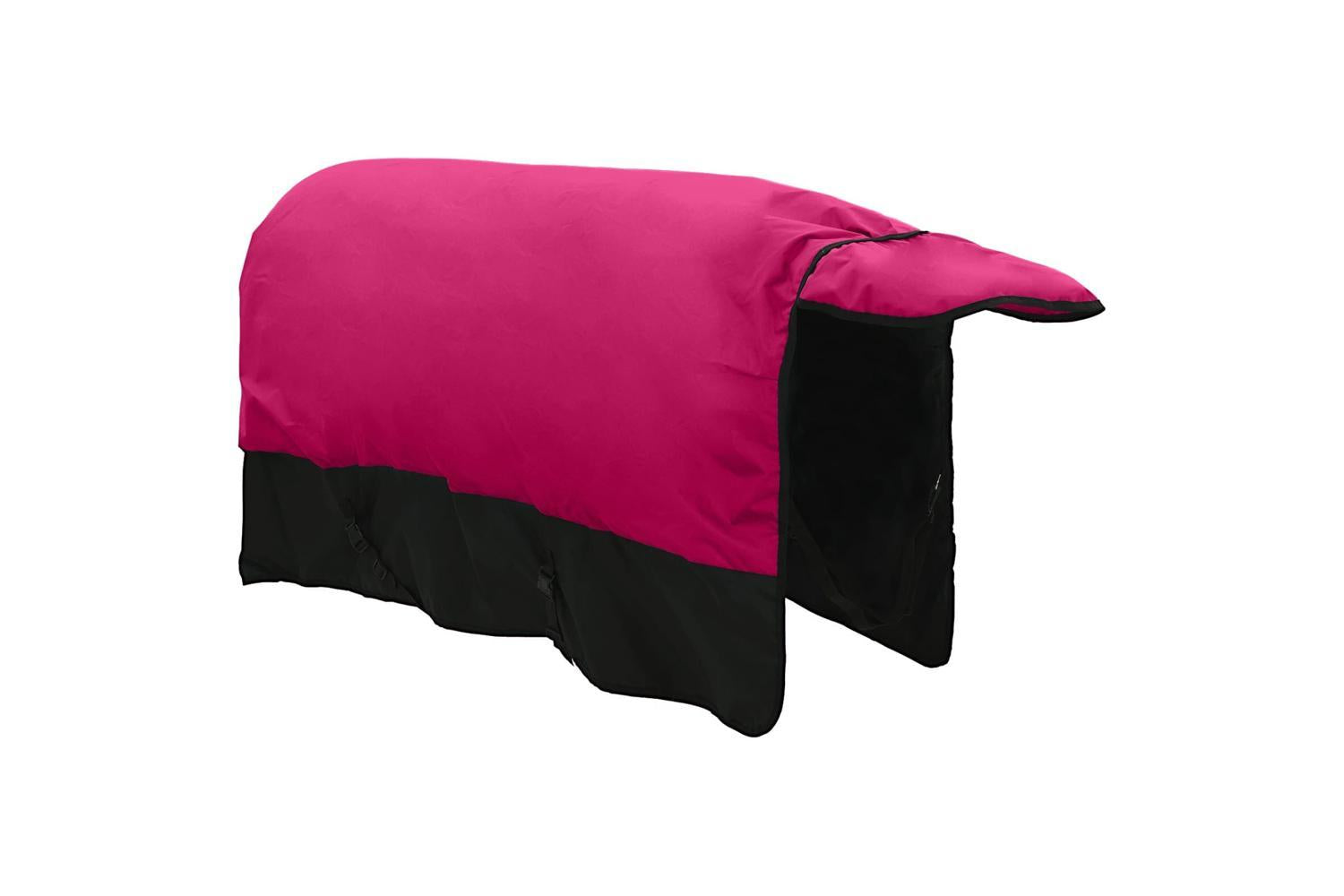 Vidaxl Horse Blanket Pink And Black 75 Cm Polyester-5