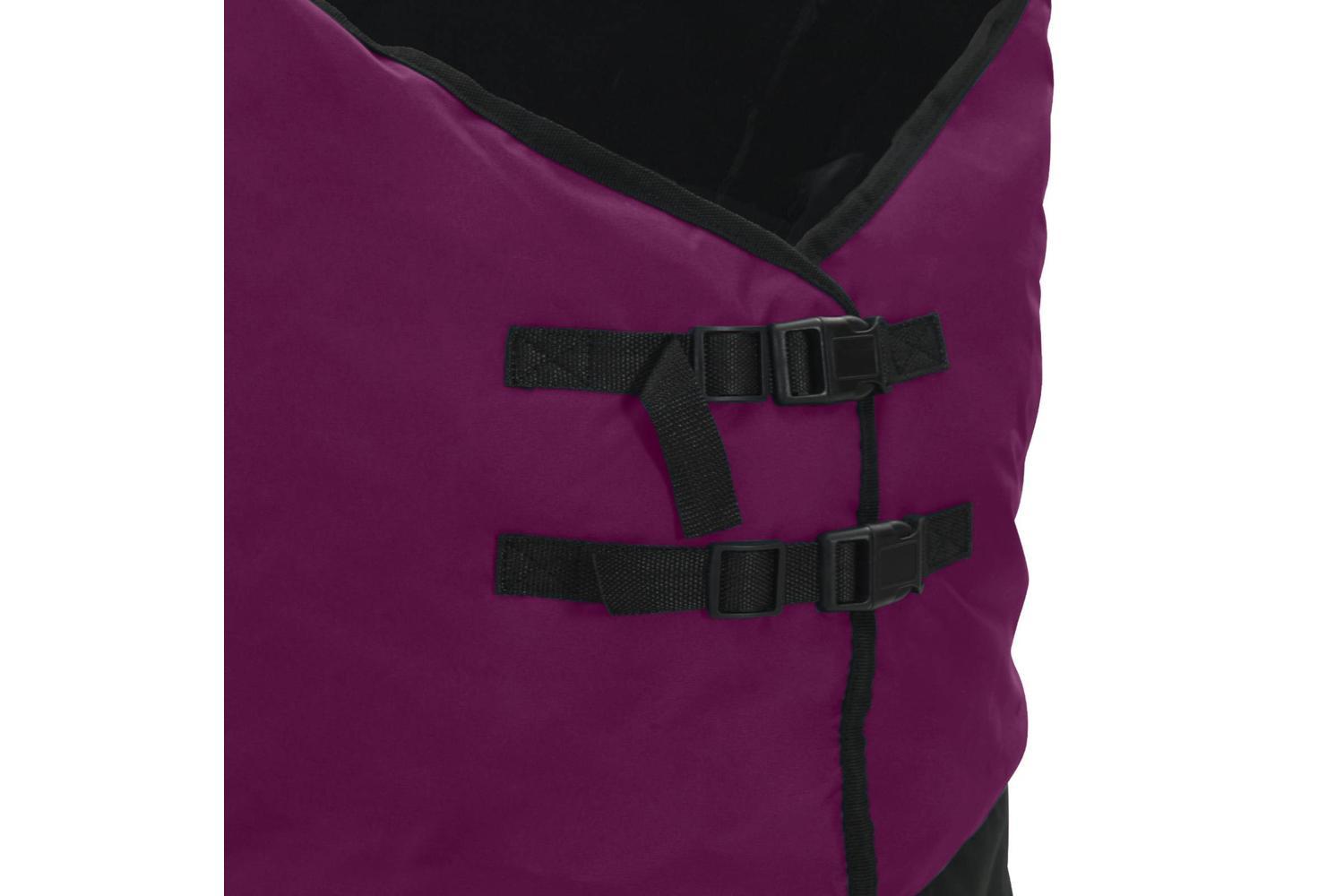 Vidaxl Horse Blanket Full Purple 125 Cm Polyester-7