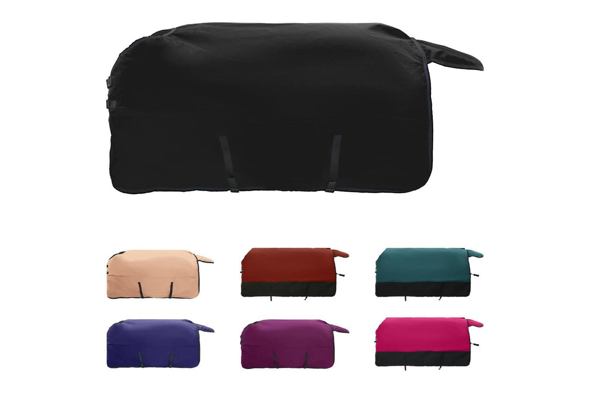Vidaxl Horse Blanket Full Black 75 Cm Polyester-2