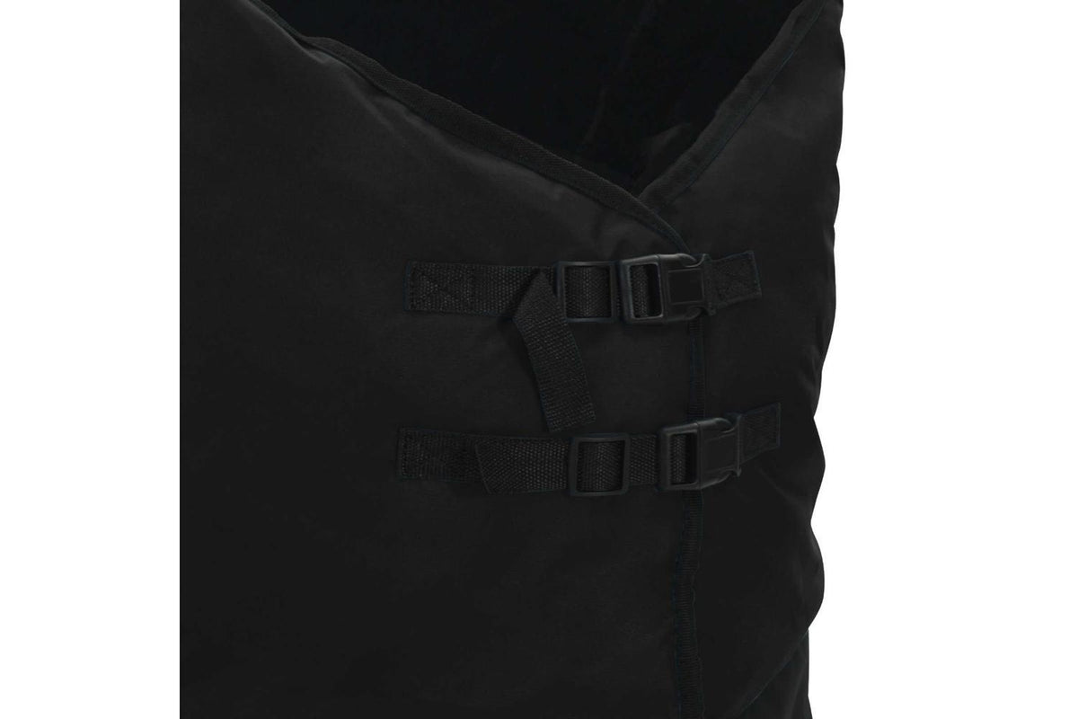 Vidaxl Horse Blanket Full Black 75 Cm Polyester-7