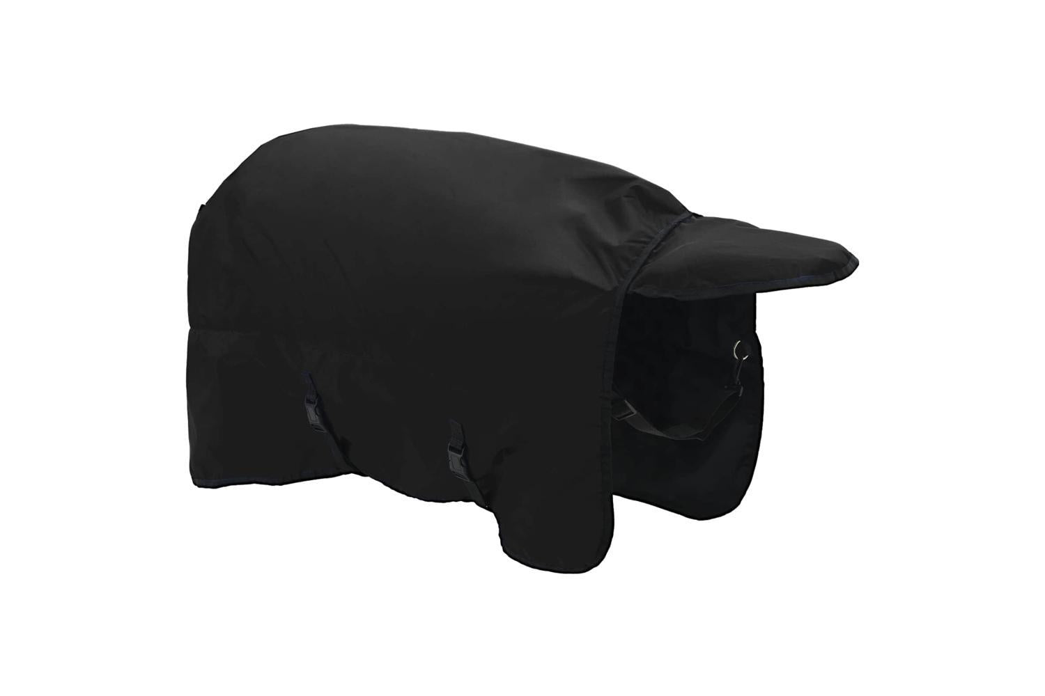 Vidaxl Horse Blanket Full Black 125 Cm Polyester-5
