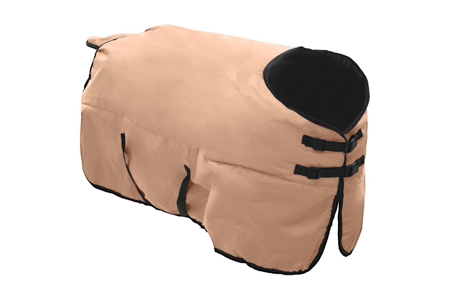 Vidaxl Horse Blanket Cappuccino 105 Cm Polyester-3