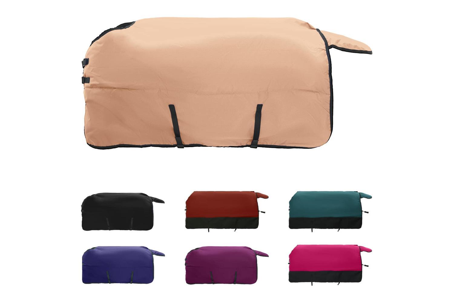 Vidaxl Horse Blanket Cappuccino 125 Cm Polyester-2