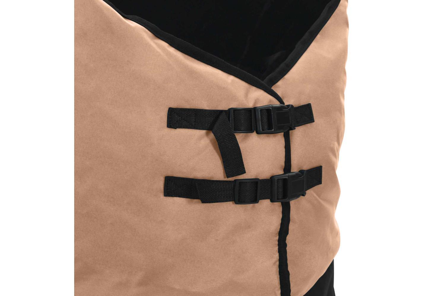Vidaxl Horse Blanket Cappuccino 135 Cm Polyester-7