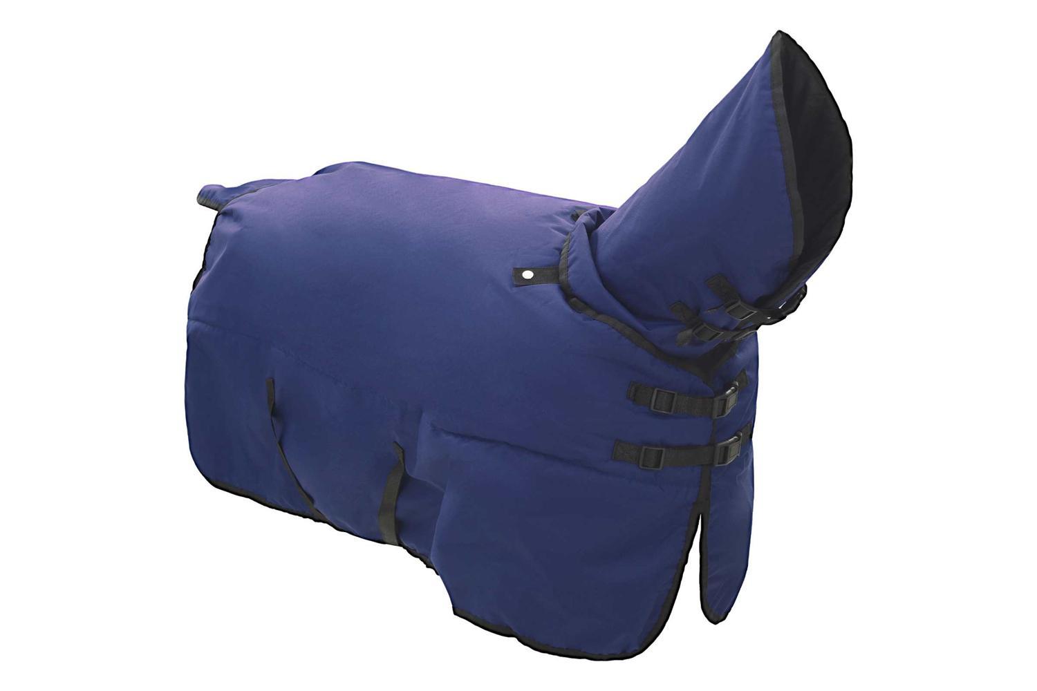 Vidaxl Horse Blanket Full Navy Blue 85 Cm Polyester-3
