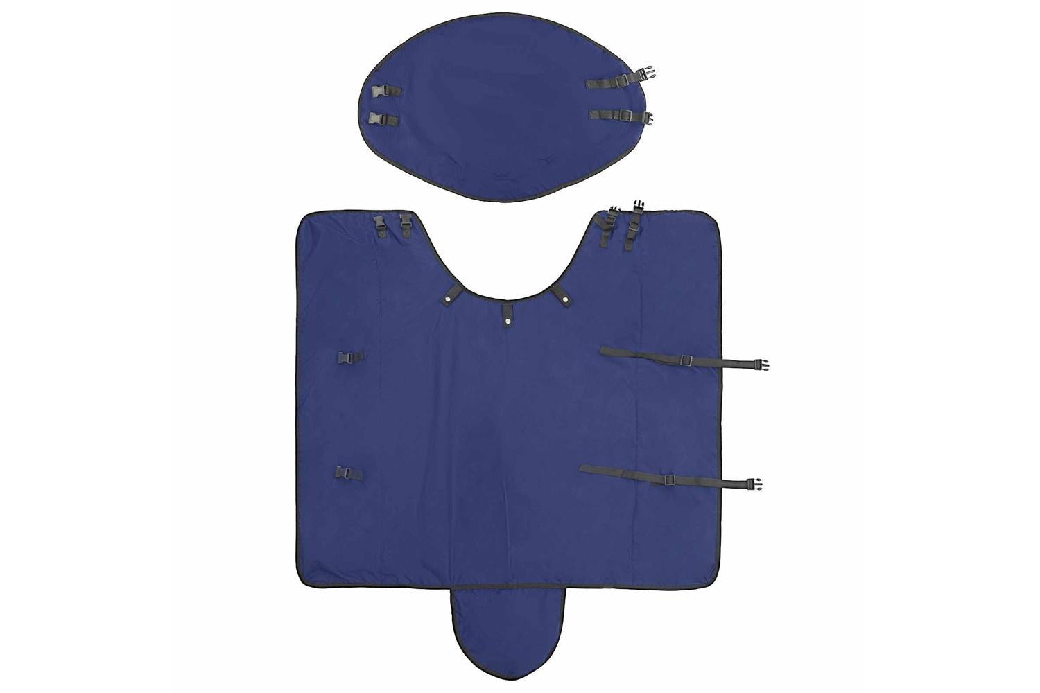 Vidaxl Horse Blanket Full Navy Blue 115 Cm Polyester-6