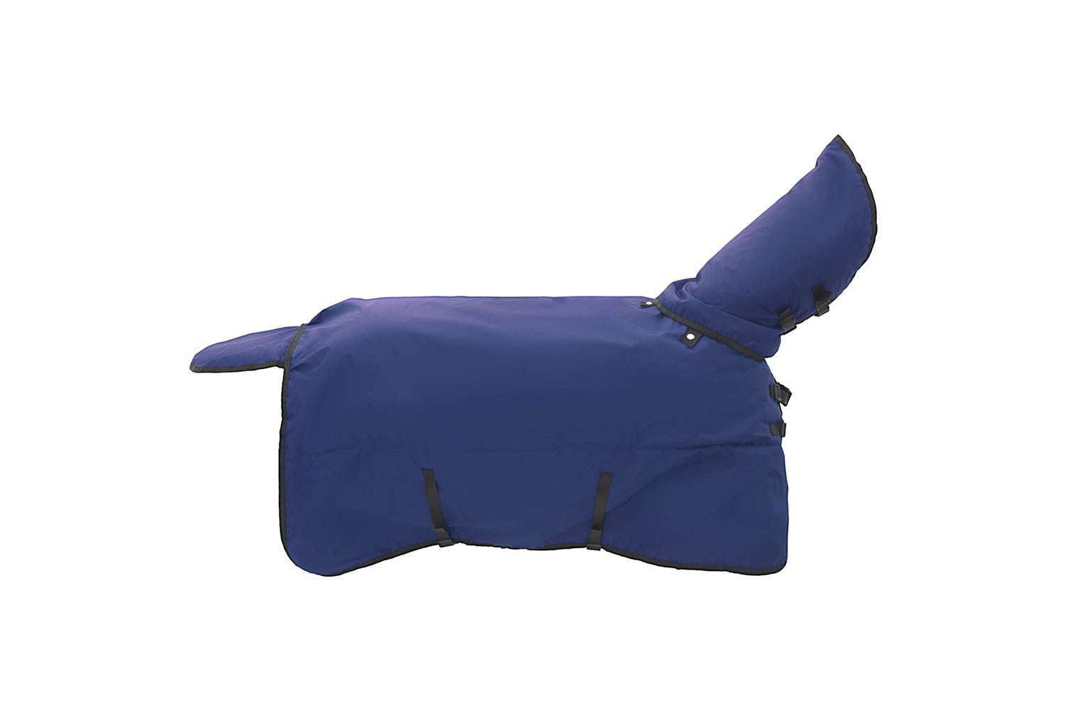Vidaxl Horse Blanket Full Navy Blue 135 Cm Polyester-4