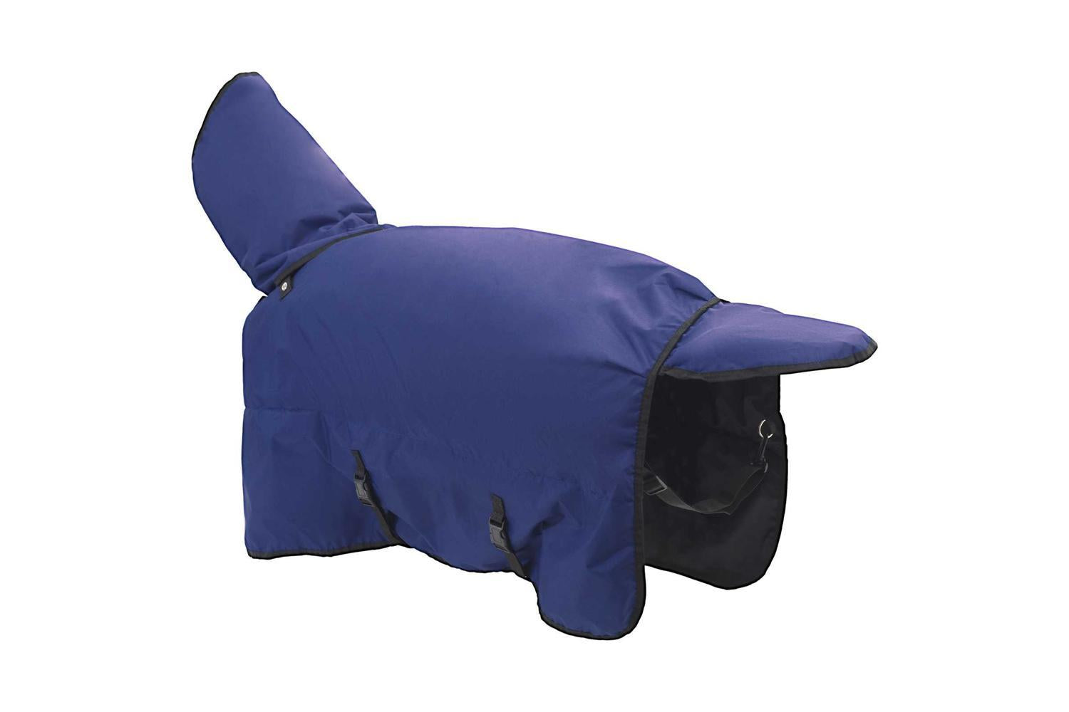 Vidaxl Horse Blanket Full Navy Blue 155 Cm Polyester-5