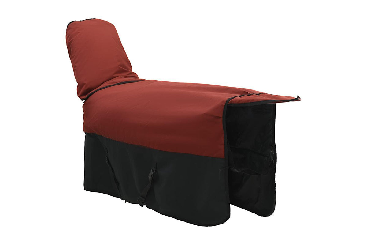 Vidaxl Horse Blanket Bordeaux And Black 105 Cm Polyester-5