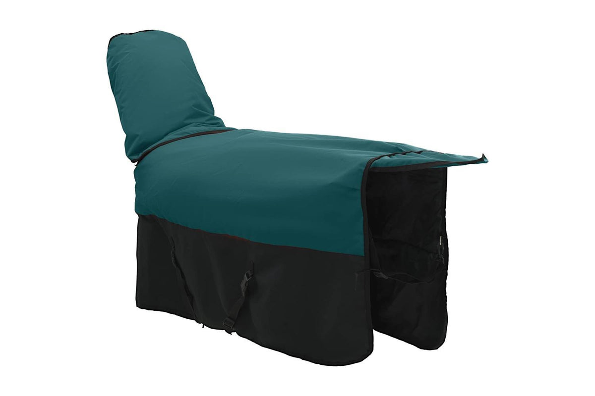 Vidaxl Horse Blanket Dark Green And Black 95 Cm Polyester-5