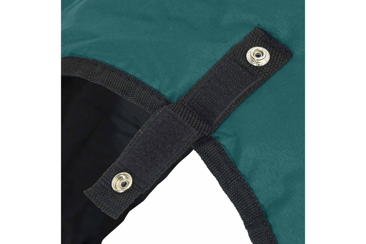 Vidaxl Horse Blanket Dark Green And Black 95 Cm Polyester-8