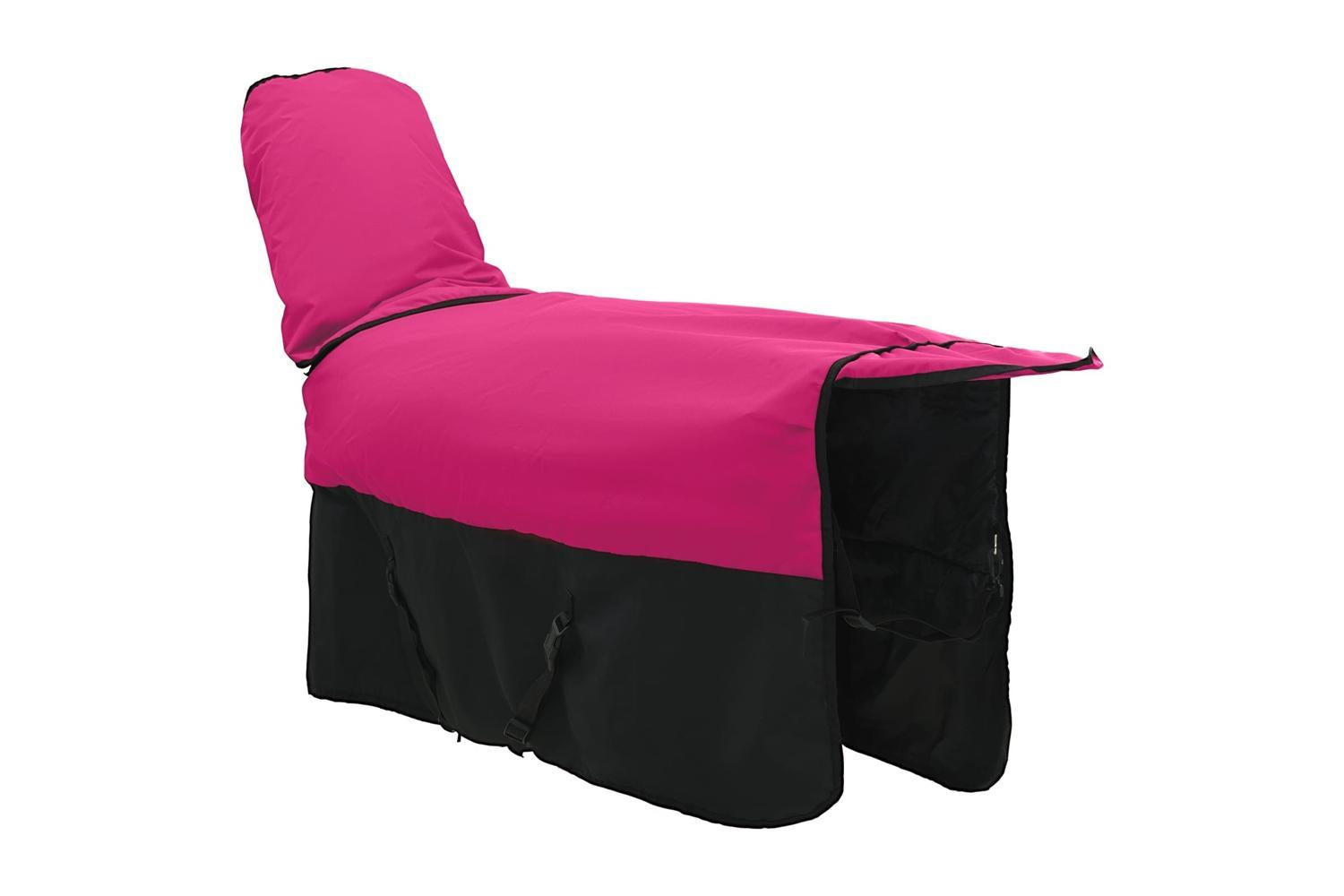 Vidaxl Horse Blanket Pink And Black 95 Cm Polyester-5