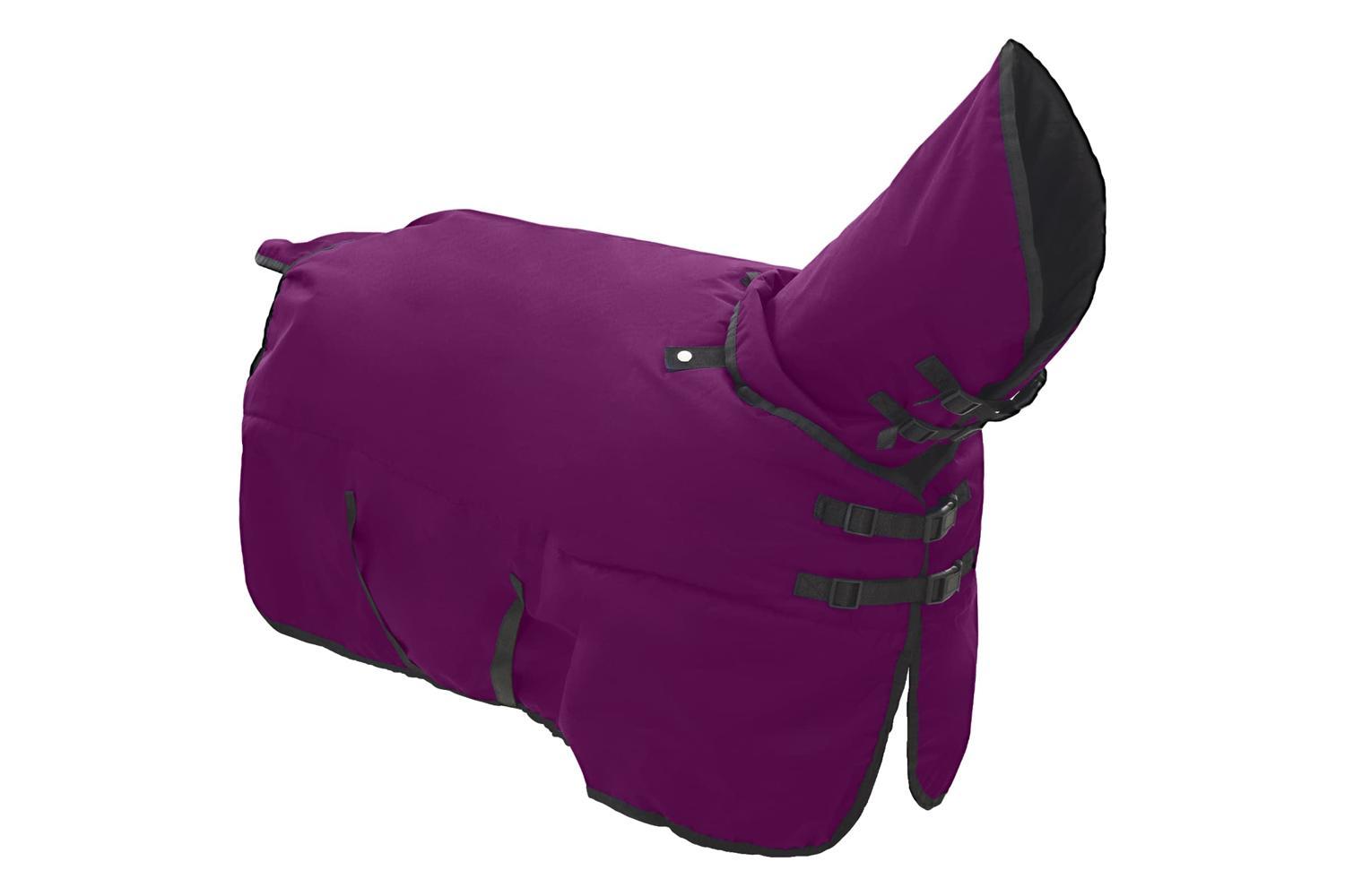 Vidaxl Horse Blanket Full Purple 75 Cm Polyester-3
