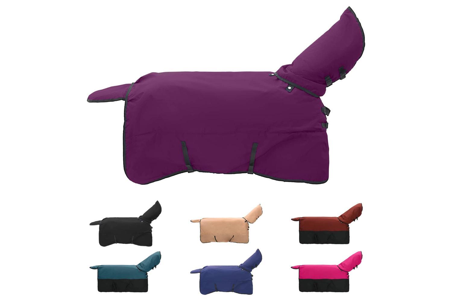 Vidaxl Horse Blanket Full Purple 95 Cm Polyester
