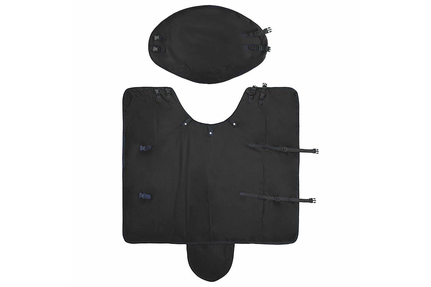 Vidaxl Horse Blanket Full Black 85 Cm Polyester-6