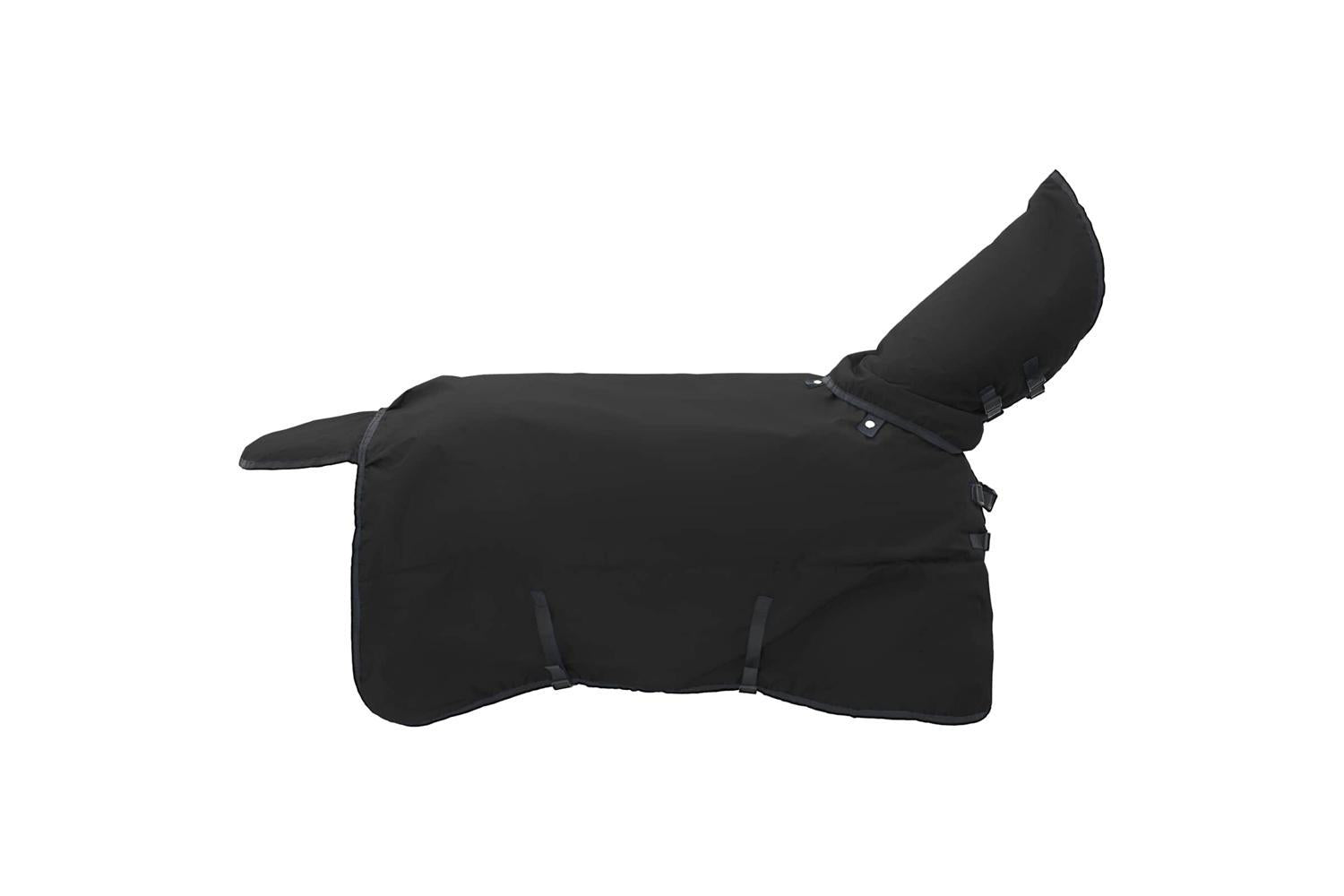 Vidaxl Horse Blanket Full Black 125 Cm Polyester-4