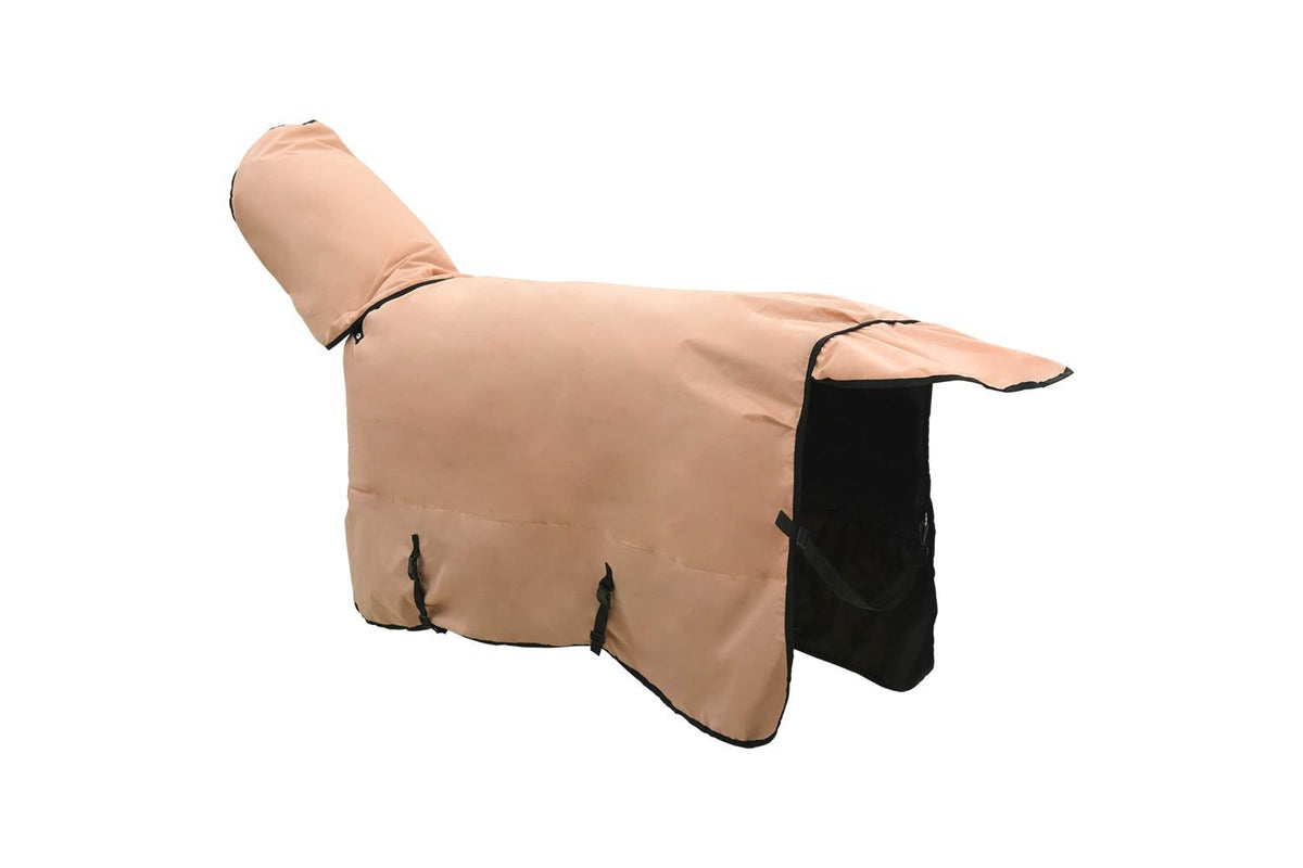 Vidaxl Horse Blanket Cappuccino 75 Cm Polyester-5