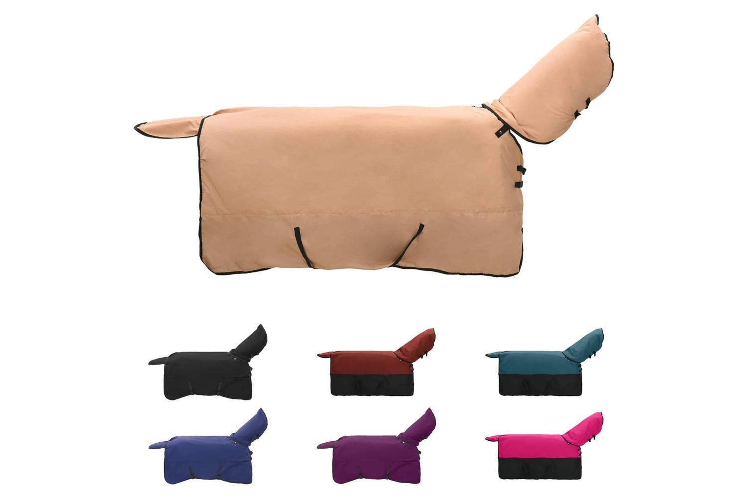 Vidaxl Horse Blanket Cappuccino 145 Cm Polyester-2