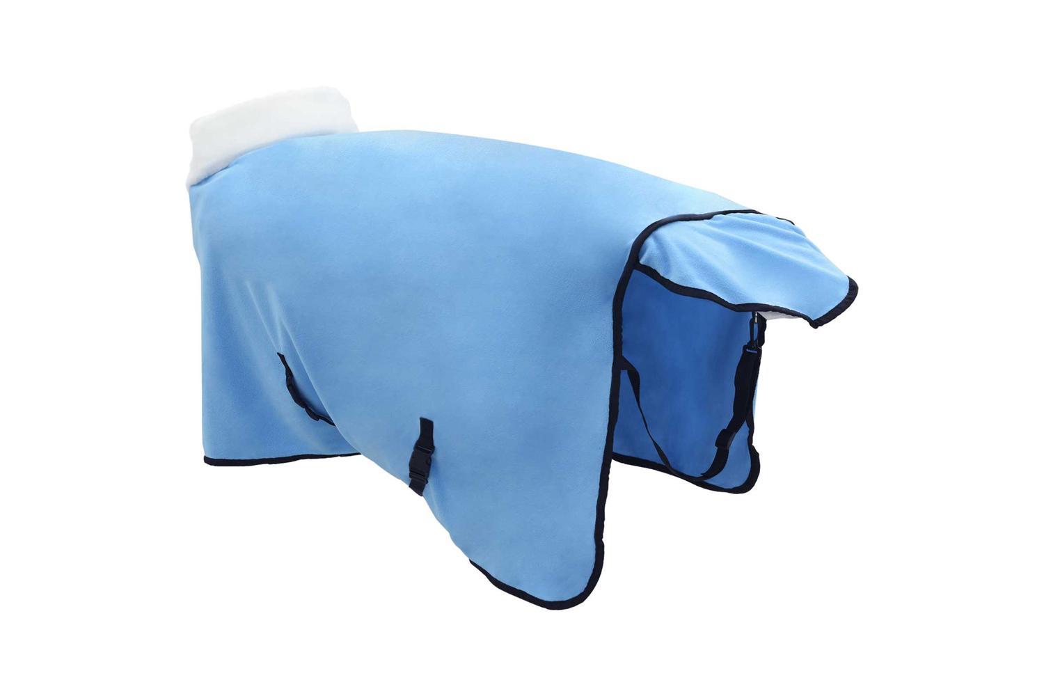 Vidaxl Horse Blanket Full Aqua 95 Cm Polar Fleece-5