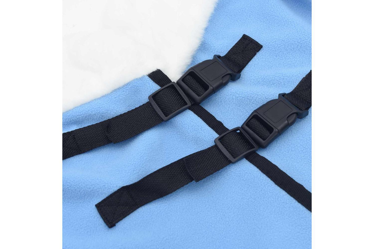 Vidaxl Horse Blanket Full Aqua 165 Cm Polar Fleece-8