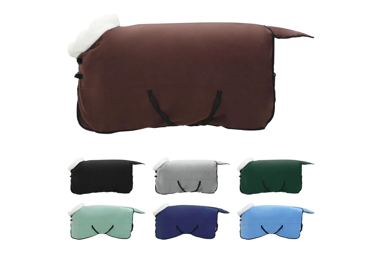 Vidaxl Horse Blanket Full Dark Brown 145 Cm Polar Fleece-2