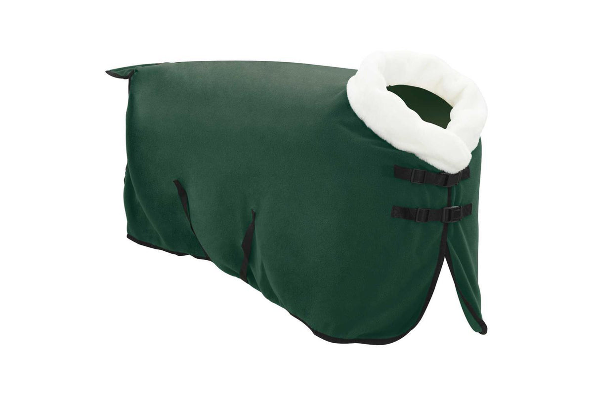 Vidaxl Horse Blanket Full Dark Green 115 Cm Polar Fleece-3