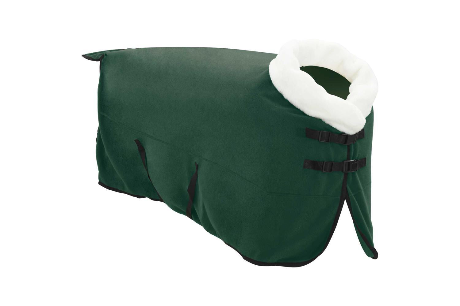 Vidaxl Horse Blanket Full Dark Green 135 Cm Polar Fleece-3