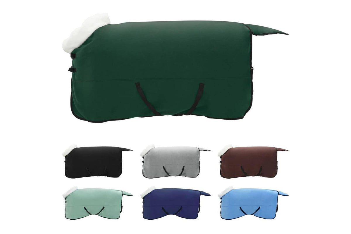 Vidaxl Horse Blanket Full Dark Green 165 Cm Polar Fleece