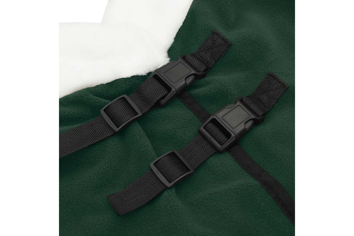 Vidaxl Horse Blanket Full Dark Green 165 Cm Polar Fleece-8