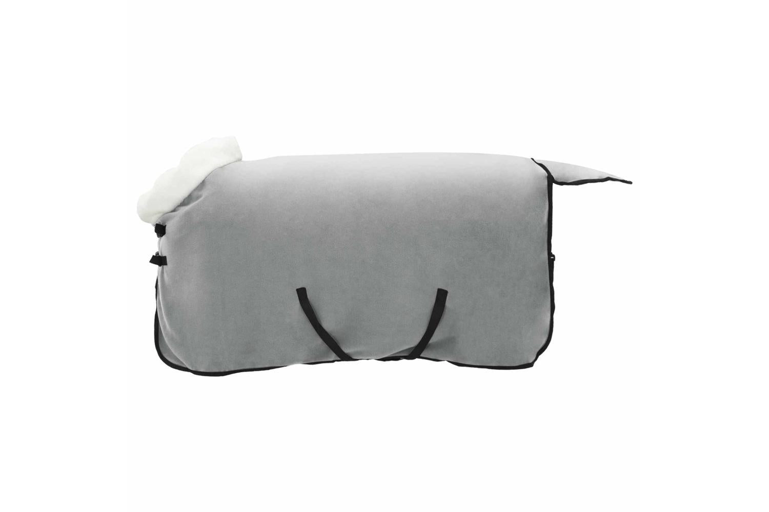 Vidaxl Horse Blanket Full Light Grey 75 Cm Polar Fleece-4
