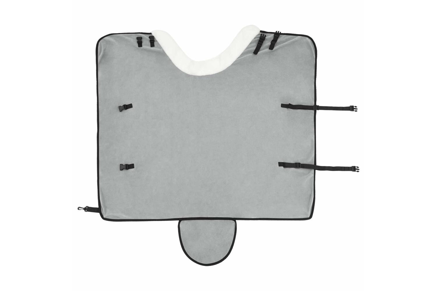 Vidaxl Horse Blanket Full Light Grey And Pink 95 Cm Polar Fleece-6