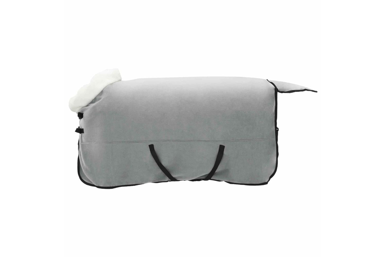 Vidaxl Horse Blanket Full Light Grey And Pink 165 Cm Polar Fleece-4