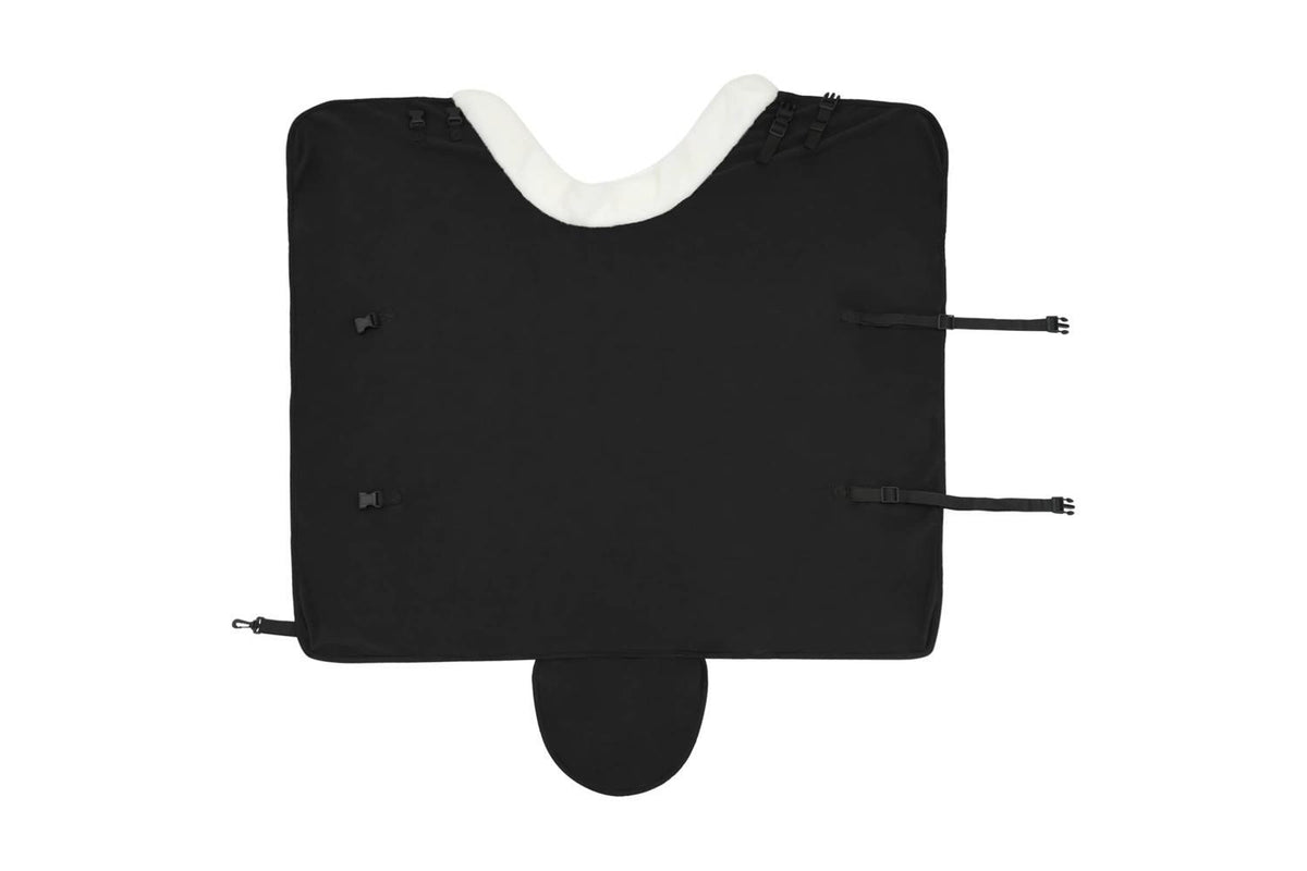 Vidaxl Horse Blanket Black 115 Cm Polar Fleece-6