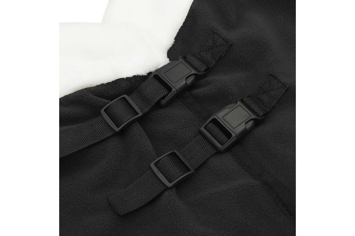 Vidaxl Horse Blanket Black 115 Cm Polar Fleece-8