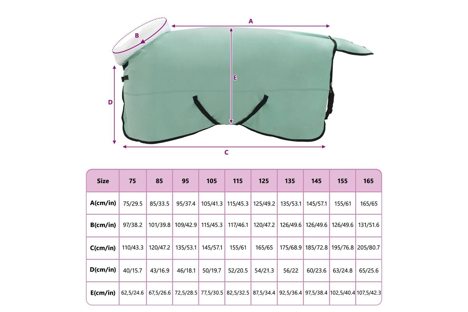 Vidaxl Horse Blanket Special Green 145 Cm Polar Fleece-9