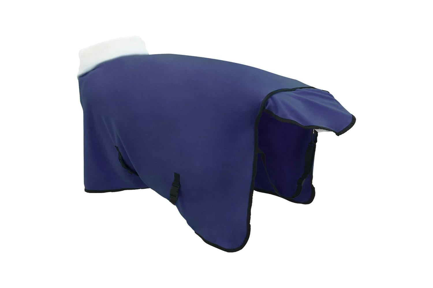 Vidaxl Horse Blanket Navy Blue 75 Cm Polar Fleece-5