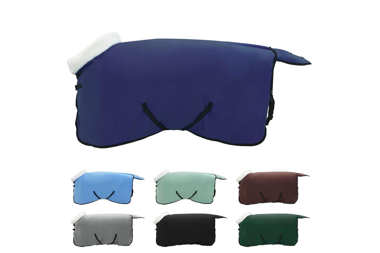 Vidaxl Horse Blanket Navy Blue 85 Cm Polar Fleece