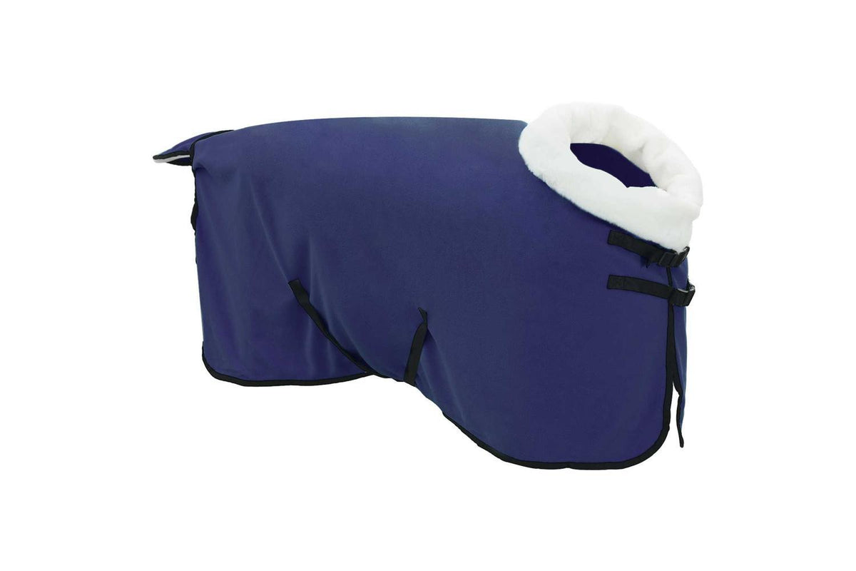 Vidaxl Horse Blanket Navy Blue 95 Cm Polar Fleece-3