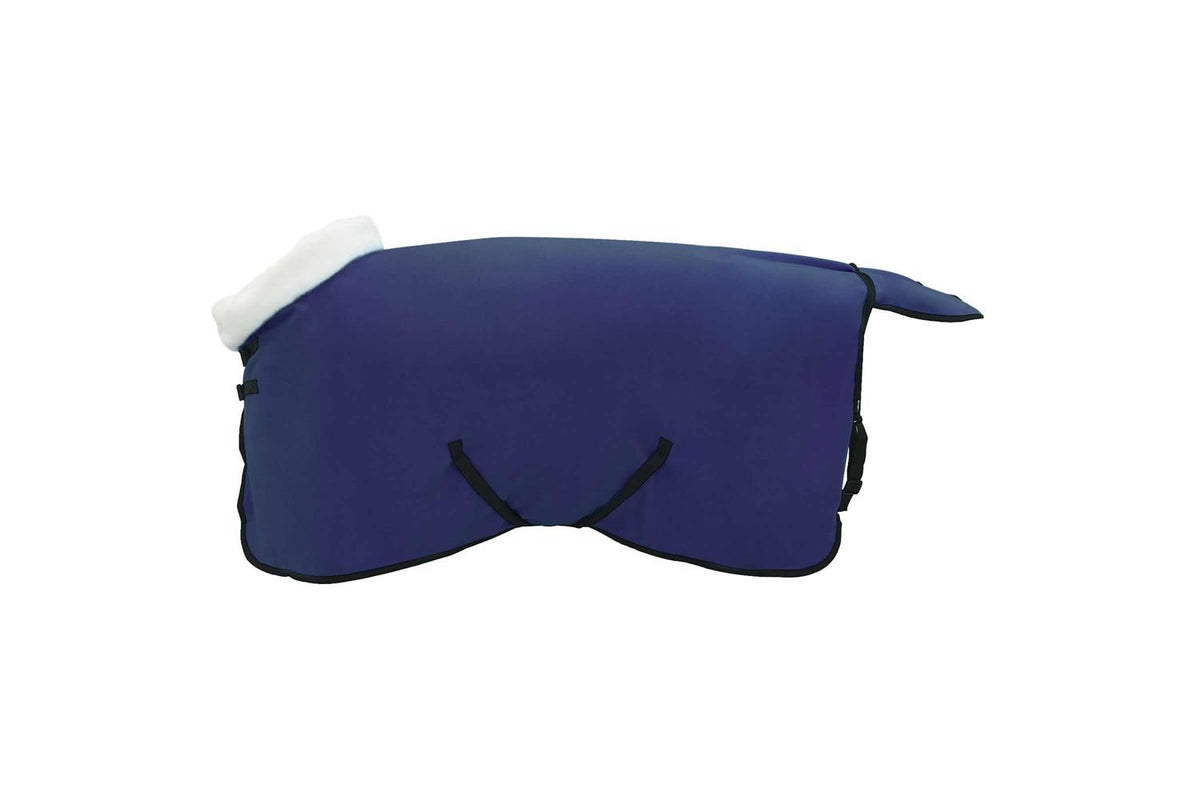 Vidaxl Horse Blanket Navy Blue 95 Cm Polar Fleece-4