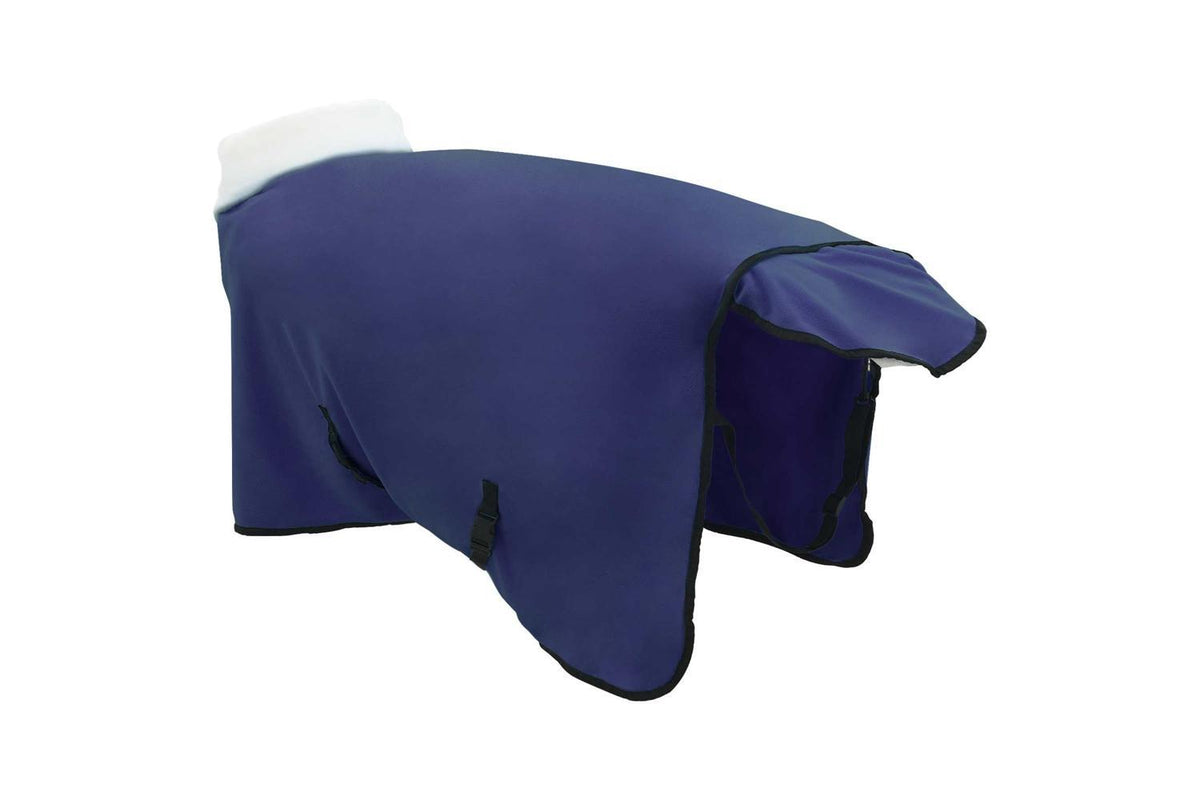 Vidaxl Horse Blanket Navy Blue 95 Cm Polar Fleece-5
