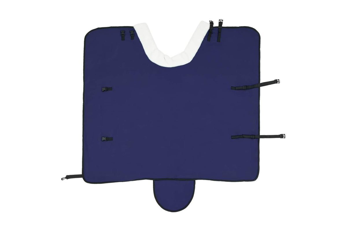 Vidaxl Horse Blanket Navy Blue 95 Cm Polar Fleece-6