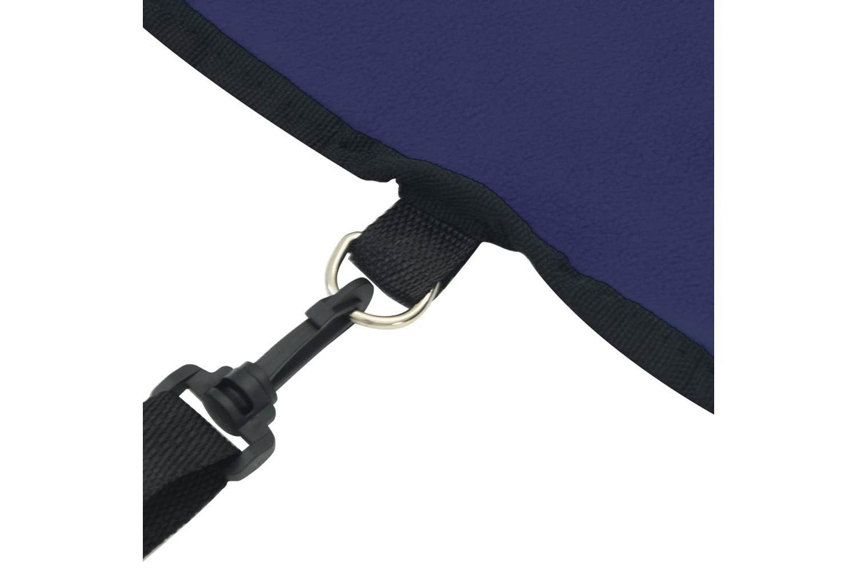 Vidaxl Horse Blanket Navy Blue 95 Cm Polar Fleece-7
